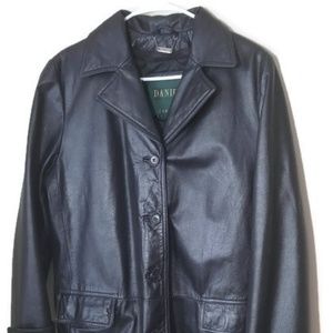 Danier leather jacket coat